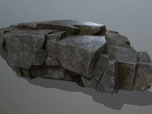 Cliff rocks 3D Model