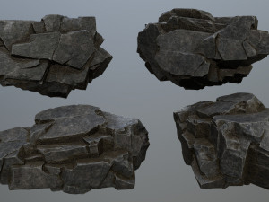 Cliff rocks 3D मॉडल