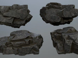 Cliff rocks 3D Model