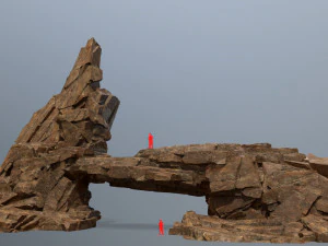 Desert rock set 3D Model