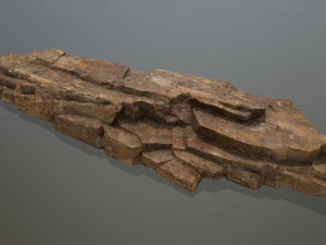 Desert rock set 3D Model
