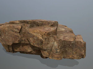 Desert rock set 3D Model