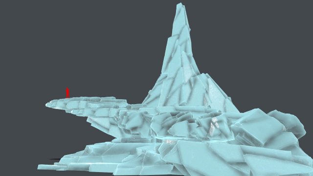 Ice rocks 3D मॉडल .c4d .max .obj .3ds .fbx .stl .blend