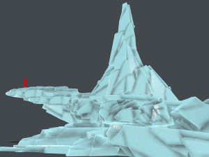 Ice rocks 3D Модель