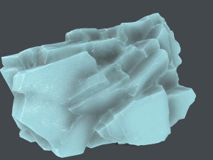 Ice rocks 3D मॉडल