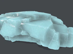 Rochas de gelo Modelo 3D