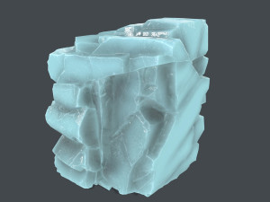 Ice rocks 3D मॉडल