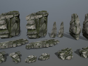 Rocks 3Dモデル