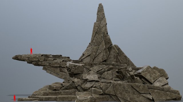Desert rocks 3D मॉडल .c4d .max .obj .3ds .fbx .stl .blend 