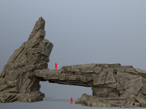 Desert rocks 3D मॉडल