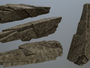 Desert rocks 3D मॉडल