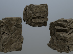 Desert rocks 3D मॉडल