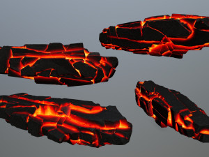 Lava rocks 3Dモデル