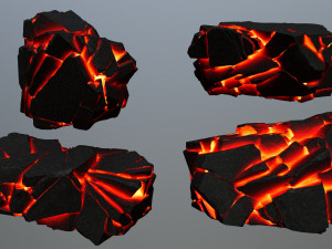 Lava rocks 3Dモデル