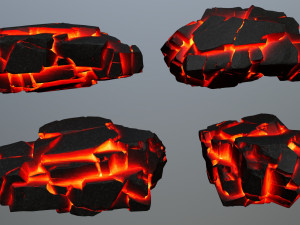Lava rocks 3Dモデル