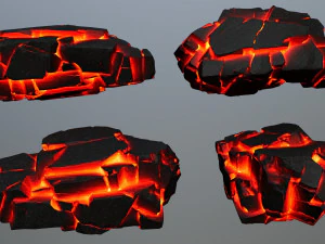 Lava rocks 3D Model