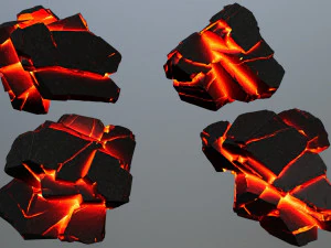Lava rocks 3D Model
