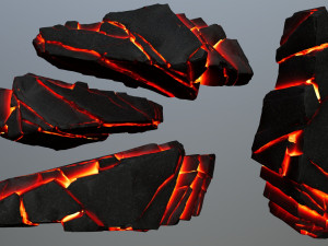 Lava rocks 3Dモデル
