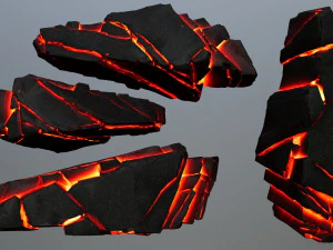 Lava rocks 3D Model