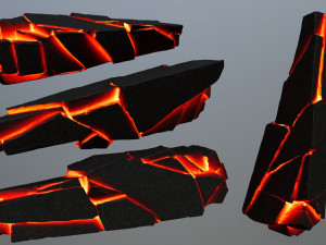 Lava rocks 3Dモデル