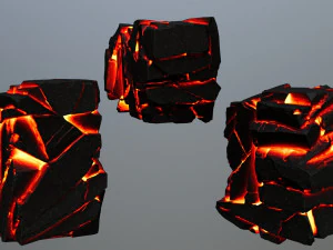 Lava rocks 3D Model