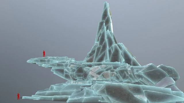 Ice rocks 3D Model .c4d .max .obj .3ds .fbx .stl .blend 