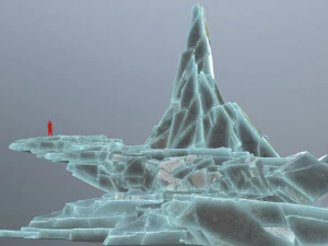 Ледяные скалы 3D Модель