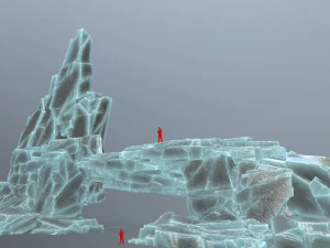 Ice rocks 3D Model