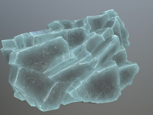 Ice rocks 3Dモデル