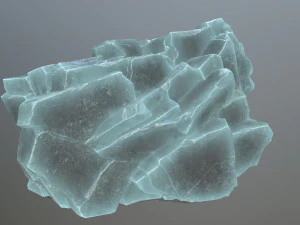 Ice rocks 3D Model