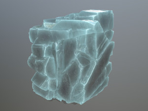 Ice rocks 3Dモデル