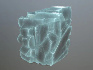 Ice rocks 3D Model