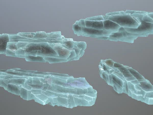 Ice rocks 3D Model