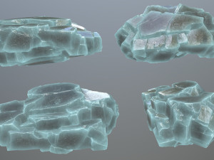Ice rocks 3Dモデル