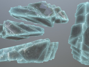 Ice rocks 3Dモデル