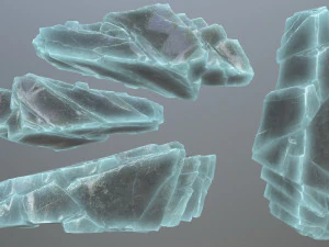 Ice rocks 3D Model