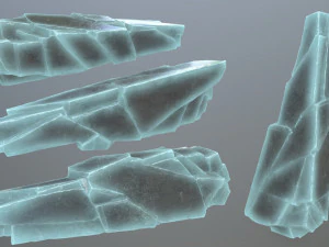 Ice rocks 3D Model