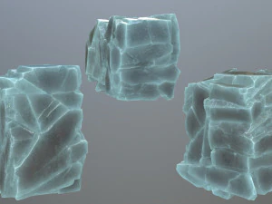 Ice rocks 3D Model