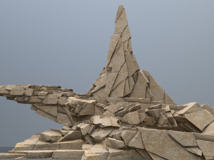 Deser rocks 3D Модель