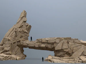 Deser rocks 3D Model