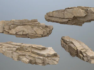 Deser rocks 3D Model