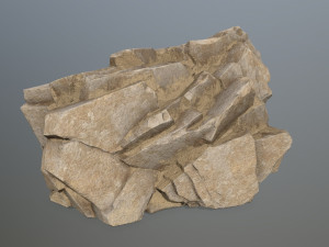 Deser rocks Modèle 3D