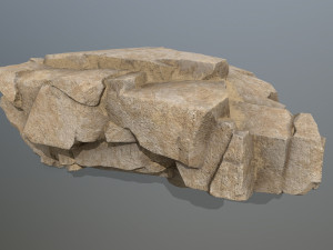 Deser rocks Modèle 3D