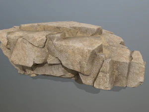 Deser rocks 3D Model