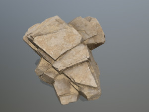 Deser rocks Modèle 3D