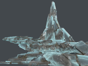 Ice rocks 3D Model
