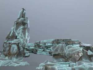 Ice rocks 3D Model