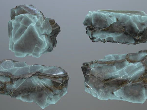 Ice rocks 3D Model