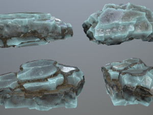 Ice rocks 3D 模型
