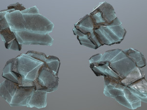 Ice rocks 3D 模型
